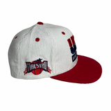 GOLD MEDAL BOYS - WHT/RED CORDUROY HAT