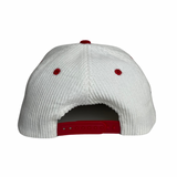 GOLD MEDAL BOYS - WHT/RED CORDUROY HAT