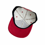 GOLD MEDAL BOYS - WHT/RED CORDUROY HAT