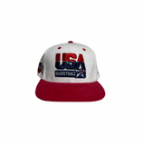 GOLD MEDAL BOYS - WHT/RED CORDUROY HAT
